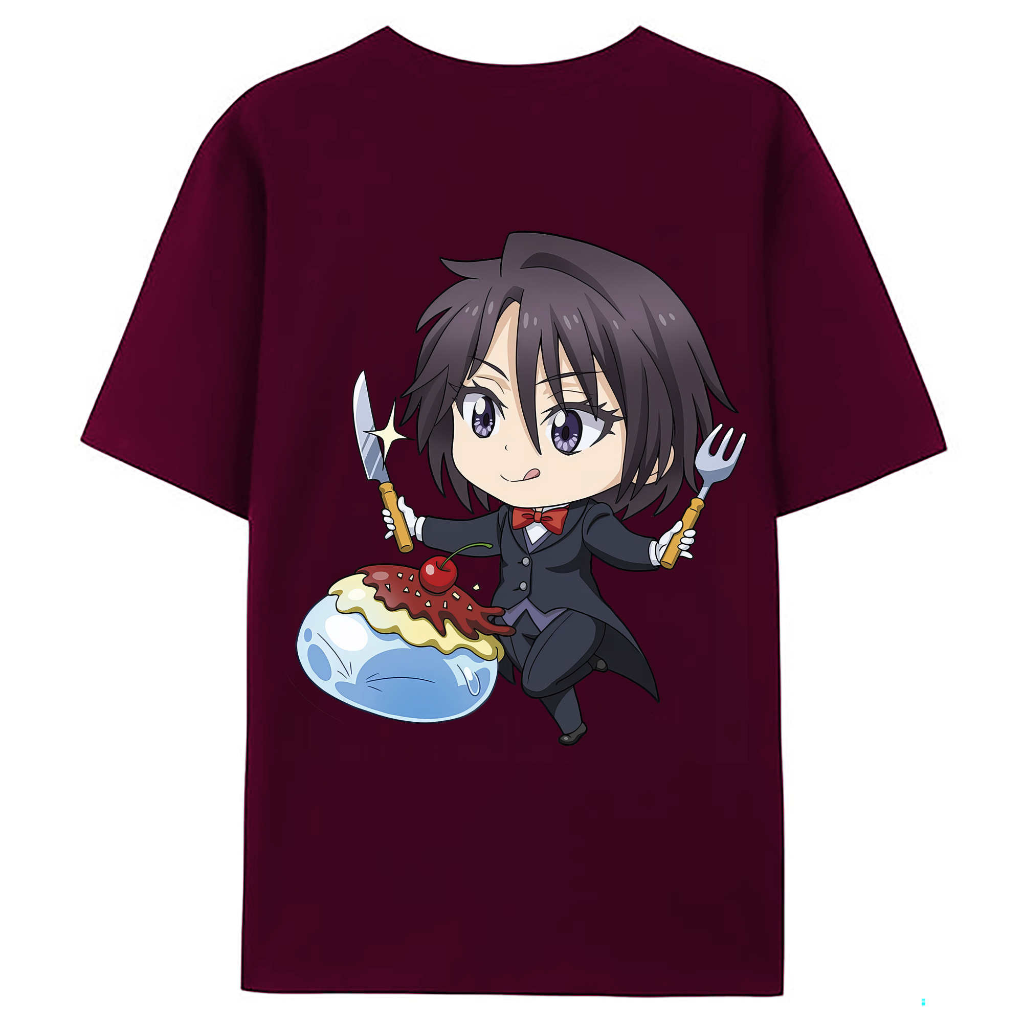 （画像用） 転スラ Regarding Reincarnated to Slime レディース半袖Tシャツ(バックプリント)